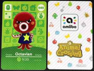 Octavian #045 Animal Crossing Amiibo Card