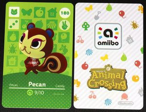 Pecan #180 Animal Crossing Amiibo Card