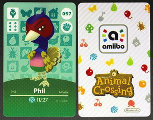 Phil #057 Animal Crossing Amiibo Card
