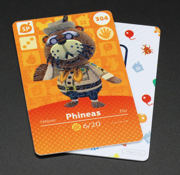 Phineas #304 Animal Crossing Amiibo Card (Special Character)