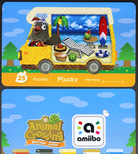 Plucky - Welcome Series #25 Animal Crossing Amiibo Card