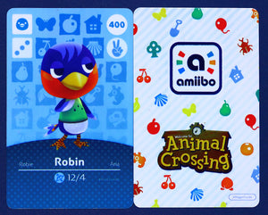 Robin #400 Animal Crossing Amiibo Card