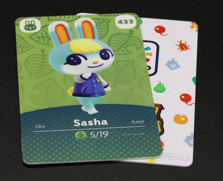 Sasha - Villager NFC Card for Animal Crossing New Horizons Amiibo