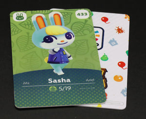 Sasha #433 Animal Crossing Amiibo Card (Series 5)