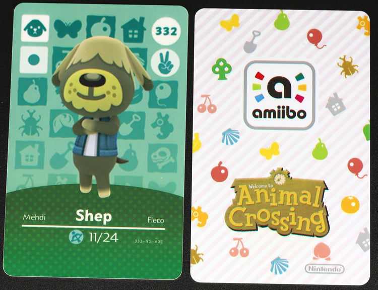 Shep - Villager NFC Card for Animal Crossing New Horizons Amiibo