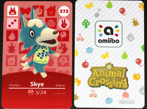 Skye #272 Animal Crossing Amiibo Card