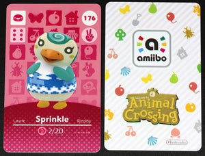 Sprinkle #176 Animal Crossing Amiibo Card