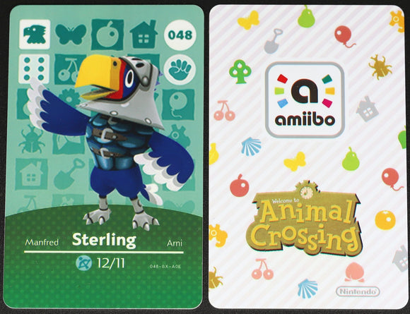 Sterling #048 Animal Crossing Amiibo Card