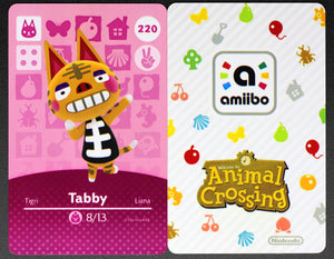 Tabby #220 Animal Crossing Amiibo Card