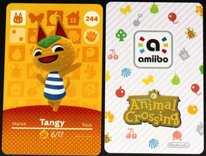 Tangy #244 Animal Crossing Amiibo Card