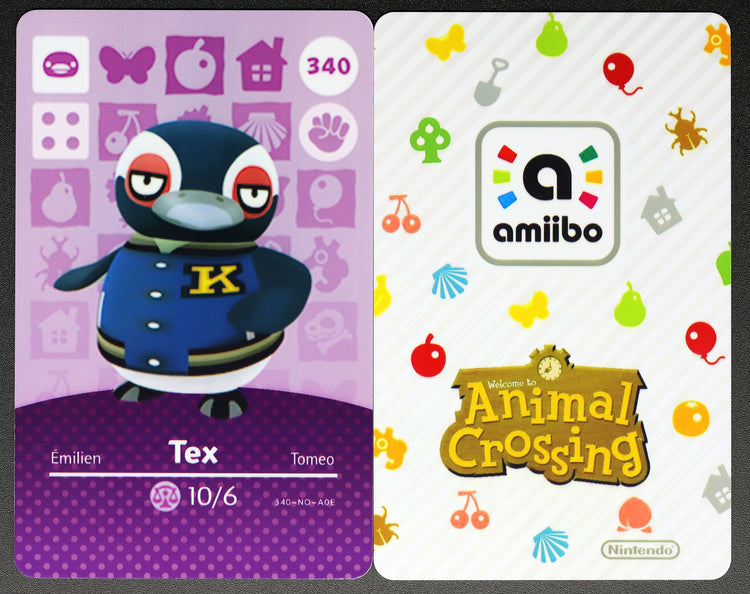 Tex - Villager NFC Card for Animal Crossing New Horizons Amiibo
