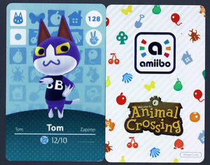 Tom #128 Animal Crossing Amiibo Card