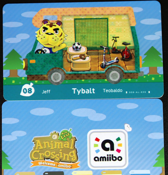 Tybalt - Welcome Series #08 Animal Crossing Amiibo Card