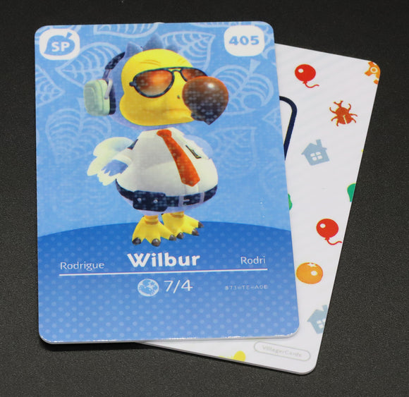 Wilbur #405 Animal Crossing Amiibo Card (Series 5 Special Character)