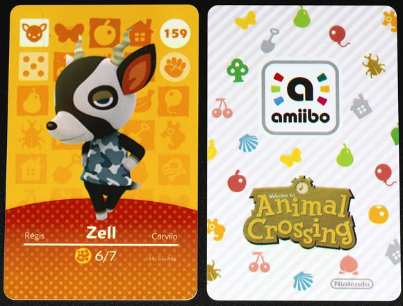 Zell #159 Animal Crossing Amiibo Card