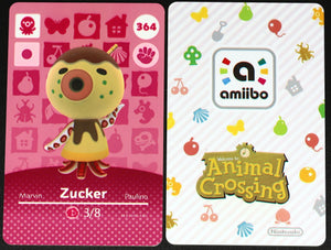 Zucker #364 Animal Crossing Amiibo Card